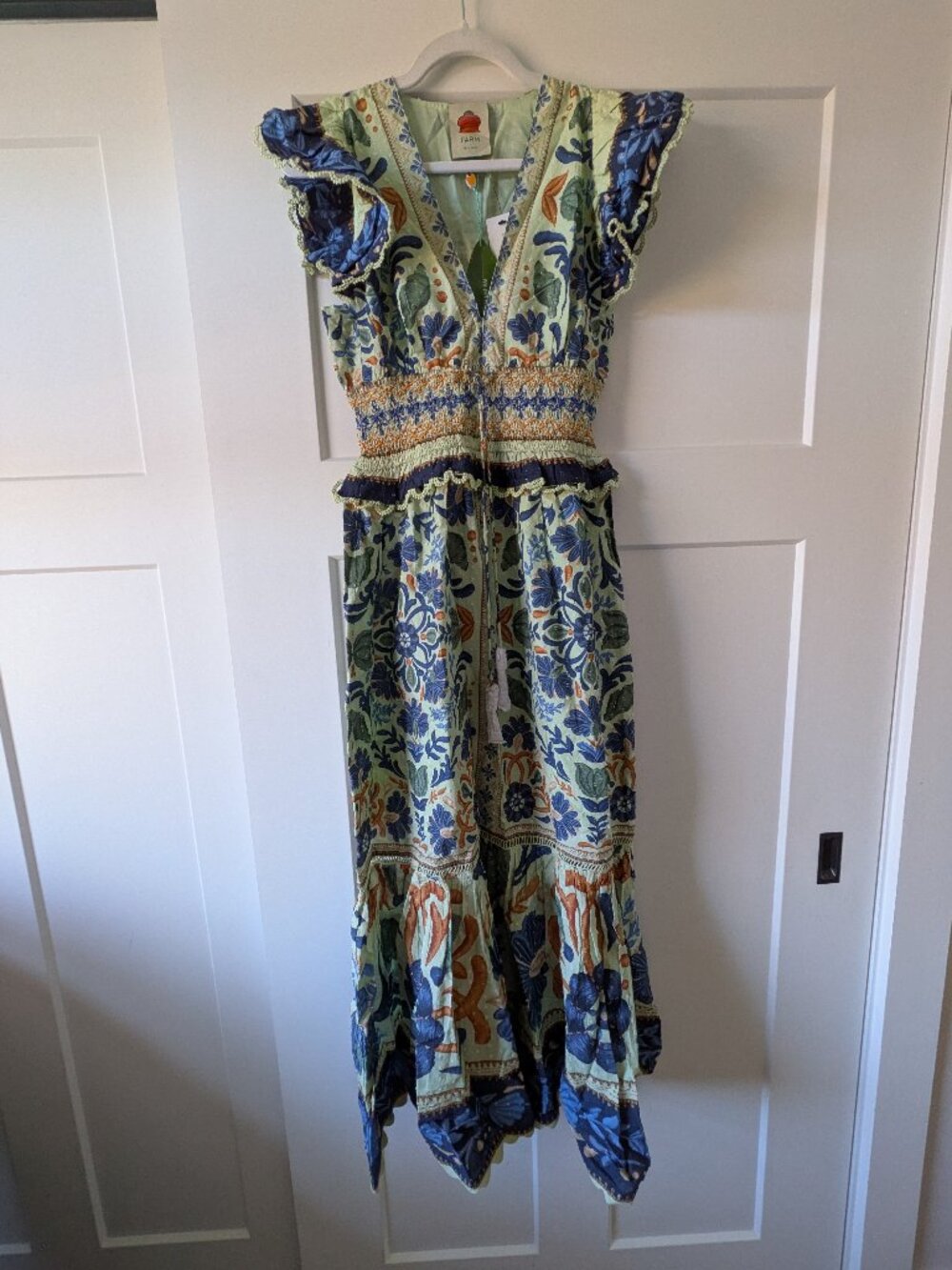 Farm Rio Ocean Tapestry Dress